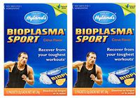 Hyland's Bioplasma Sport with Electrolytes Drink Packets, Essential Minerals, Cell Salts and Electrolyte Replenishment, (2 boxes of 12 Count) 24 packets