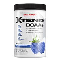 XTEND Original BCAA Powder Blue Raspberry | Sugar Free Post Workout Muscle Recovery Drink with Amino Acids | 7g BCAAs for Men & Women | 20 Servings