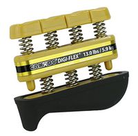 CanDo 10-0753 Digi-Flex Hand Exerciser, Finger 13.0 lb/Hand 45.0 lb, Gold-XXX-Heavy