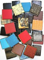 Eclipse Clearance Crushproof Leatherette Cigarette Case, 2ct, Holds 20 King Size Cigarettes, Assorted Designs