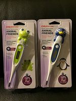 LOT OF 2! "ANIMAL FRIENDS" DIGITAL THERMOMETER