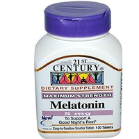 21st Century Melatonin 5mg Tablets - 120 ct, Pack of 2