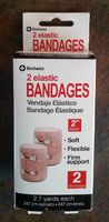 2 Elastic Bandages Soft Flexible Elbow Wrist Ankle Knee Leg Shoulders
