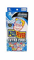 Pack of 2 Kool Fever Extra Cool, Cooling Fever Patch, Super-strong Cooling Effect Suitable When Feeling Hot. (Size : 50 Mm X 130 Mm/Sheet.), (6 Sheets/Box)