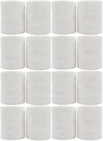 PowerFlex Self Adherent Tape, Latex, Athletic Tape, White, 3", 16 Rolls per Case