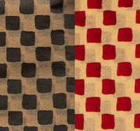 20 Large Sheets Total ~ Red Check and Black Check Gift Wrapping Tissue Paper for Art DIY Crafts in Bulk Size 20" x 30"