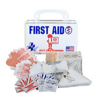 62-Piece First Aid Kit 10PW - ANSI 10 PERSON