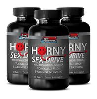 Sex Drive Supplements - Horny Sex Drive - Horny Sex Drive to Improve Mood and Stamina (3 Bottles 180 Tablets)
