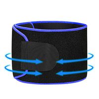 Waist Trimmer for Women & Men, Neoprene Sauna Slim Belt for Weight Loss (Yellow, M)