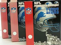 NFL Detroit Lions Power Strip Bandages (Pack of 3)