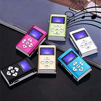 Gotian USB Mini MP3 Player LCD Screen Support 32GB SD TF Card , Listening Mucic Relaxing (Green)