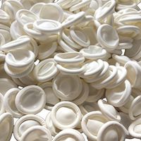 NEW Finger Cots Nail Art Latex Fingertips Protective Rubber Gloves