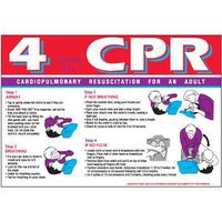 WC-FAD - Emergency First Aid Wallchart - Safety Posters - Each