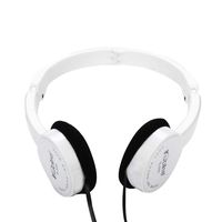  SimplylinKubite Kids Wire Headphones On Ear Foldable Stereo Headset for Kids Earphone (White)