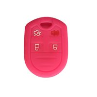 Ezzy Auto New Peachblow Key Fob Case Cover Skin Key Jacket Keyless Smart Jacket Cover Protector for Ford Expedition F150 F250-350 LINCOLN Navigator