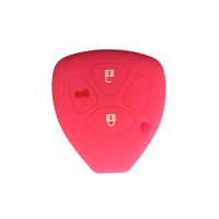 Ezzy Auto Peachblow 3 Buttons Silicone Smart Key Remote Key Fob Skin Key Cover Holder Jacket for Toyota Scion Tc HYQ12BBY