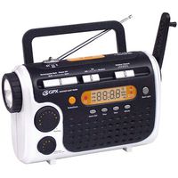 GPX RWB4004SP 7-Channel NOAA Weatherband AM/FM Flashlight Radio with 3-Way Rechargeable Circuitry (Discontinued by Manufacturer)