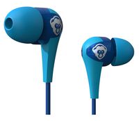 Popclik String Earphones Blue Lightweight Sweat Proof in Ear with Microphone Control