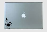 HeiHei The Chicken from Moana Vinyl Decal Sticker Dark Red