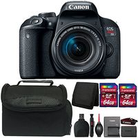 Canon EOS Rebel T7i DSLR Camera with 18-55mm Lens and Accessory Bundle