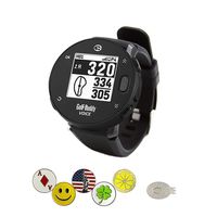 GolfBuddy Voice X GPS/Rangefinder Watch Bundle with 5 Ball Markers and 1 Magnetic Hat Clip