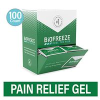 Biofreeze On-the-Go Pain Relief Gel, 5 mL Packets, 100 Count, Green (Packaging May Vary)