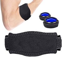 Elbow Support Brace Tennis Strap Compression Sleeves for Tendonitis with Pad Prevent Fishing Pain Relief Includes Two Adjustable Braces (2 PCS)