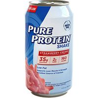 Pure Protein 35g Shake - Strawberry Cream, 11 Ounce (Pack of 12)