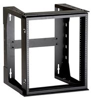 Black Box RM070A-R3 Wallmount Rack Frame - 12U Wide - Black - 34.02 Kg X Maximum Weight Capacity