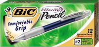 BIC Velocity Mechanical Pencil, Refillable, Medium Point (0.7 mm), 12 Pencils (2 Package of 12 Pencils)