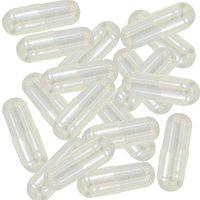 1,000 Empty Gelatin Capsules; Size -0-
