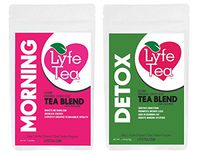 Lyfe Tea 14 Day Teatox Natural Weight Loss (1 Morning Tea and 1 Detox Tea) - Herbal Cleanse Loose Leaf