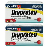 Pure-Aid Ibuprofen-24 Tablets (2 Pack)