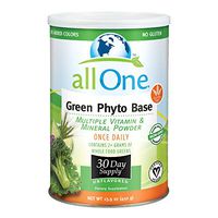 allOne Green Phyto Base Multiple Vitamin and Mineral Powder, Unflavored, 30 Servings