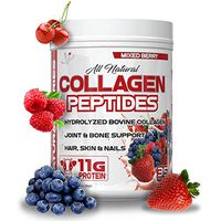 VMI Sports Collagen Peptides, All Natural Hydrolyzed Bovine Collagen Protein, 35 Servings, Mixed Berry, 17.5 Ounce