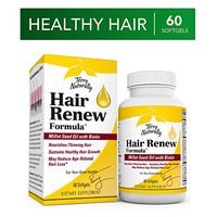 Terry Naturally Hair Renew Formula - 60 Softgels - Supports Healthy Hair Growth, Nourishes Thinning Hair, Contains Millet Seed Oil, Horsetail, Biotin & Folic Acid - Gluten-Free - 30 Servings