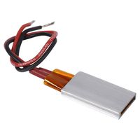 PTC Heating Element AC DC 12V Aluminum Shell Ceramic Heating Plate Temperature Ceramic Thermostatic Applicable Miniature Heating(220℃ 5-28W)