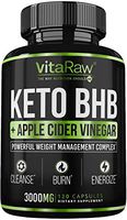 Keto Pills with Green Tea + Organic Apple Cider Vinegar Capsules [ Powerful 3000MG Diet Pills ] Exogenous Ketones Supplement + ACV | Keto BHB Ketones Detox Cleanse That Work Fast for Women and Men