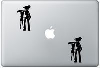 Flcl Canti And Mimi FlashDecals3512 Set Of Two (2x) , Decal , Sticker , Laptop , Ipad , Car , Truck