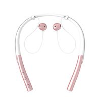 Bluetooth Headphones, Wireless Headset, Sports Sweatproof Noise Cancelling, Secure Around-The-Neck Collar Earbuds, in Ear Headphones