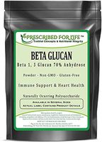 Beta Glucan - Beta 1, 3 Glucan 70% Anhydrose - Natural Polysaccharide Powder Extract, 4 oz (113 g)