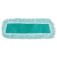 Rubbermaid Commercial RCP Q408 GRE Standard Microfiber Dust Mop with Fringe, Cut-End, 18" x 5" (Pack of 12)