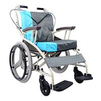 MLX Wheelchair, Elderly Walker Foldable Wheelchair (Size : Seat Width 40cm)