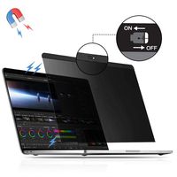 Habyby Magnetic Privacy Screen Protector for MacBook Pro 15.4 inch (Late 2016-2019 Including Touch Bar), Anti Glare[Easy On][Webcam Cover]