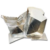 Uboxes Insulated Totes 12"x12"x6" (Pack of 15) - Food Storage/Shipping Bags