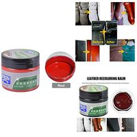 Car seat Repair Cream,Refurbishment Cream,Leather Vinyl Recovery Repair kit for Car Seat Sofa Jacket Hole Scratch,Multifunctional Leather Repair Cream,Cracks Liquid Leather Repair Tool(50g) (Red)