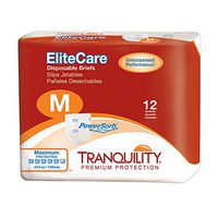Tranquility EliteCare Maximum Absorbency Tape-Tab Style Brief - MD - 48 ct