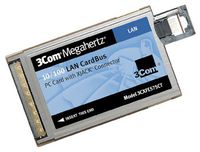 3Com MHz 10/100 LAN Card Bus with Xjack Connector