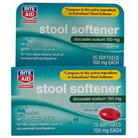 Rite Aid Stool Softener, 100 mg - 25 ct