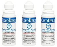 Cryoderm 3 Oz. Roll-On 3-Pack